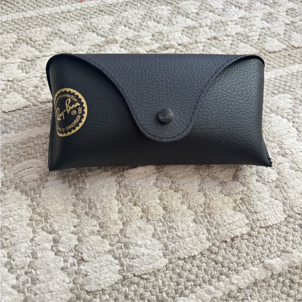 Ray-Ban Black Sunglasses Case with Cleaning Cloth brand new